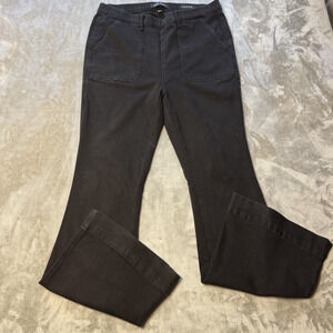 Judy Blue Jeans Womens 15/32 Black Flare Pull On Flare Stretch High Rise Denim